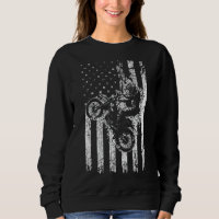Motocross 4th, Bandeira Americana De Camisa Legal 