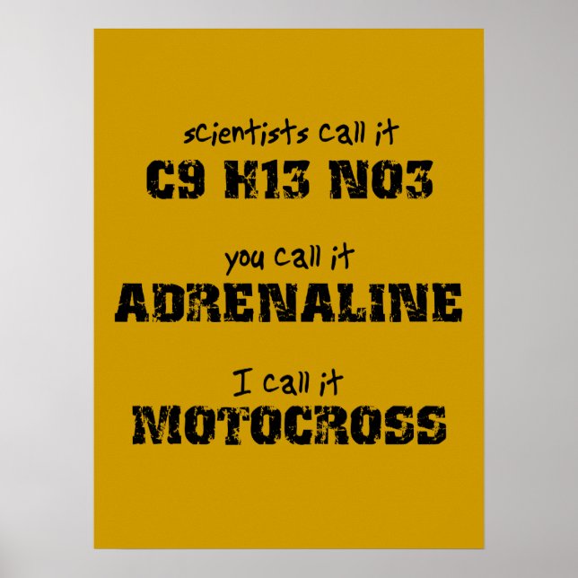 Motocross Adrenaline - Poster (Frente)