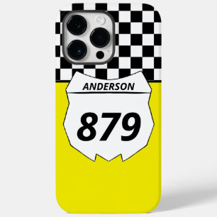 Motocross Custom Dirt Bike Number Placa em amarelo