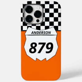 Motocross Custom Dirt Bike Number Placa em Laranja
