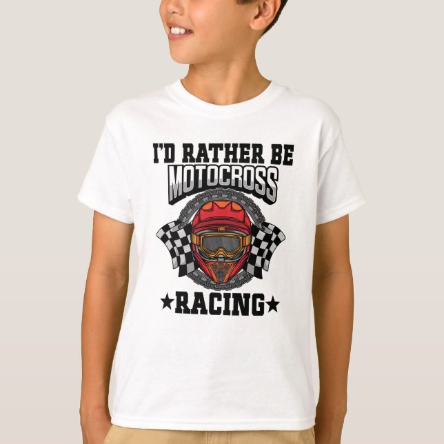 Motocross-Racing Dift Baby T-Shirt (Frente)