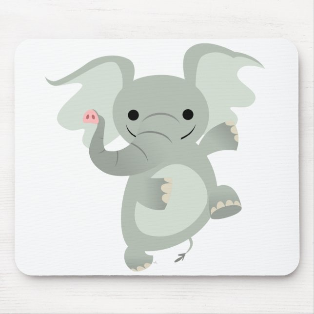 Motoon Elefante Mousepad Dançante (Frente)