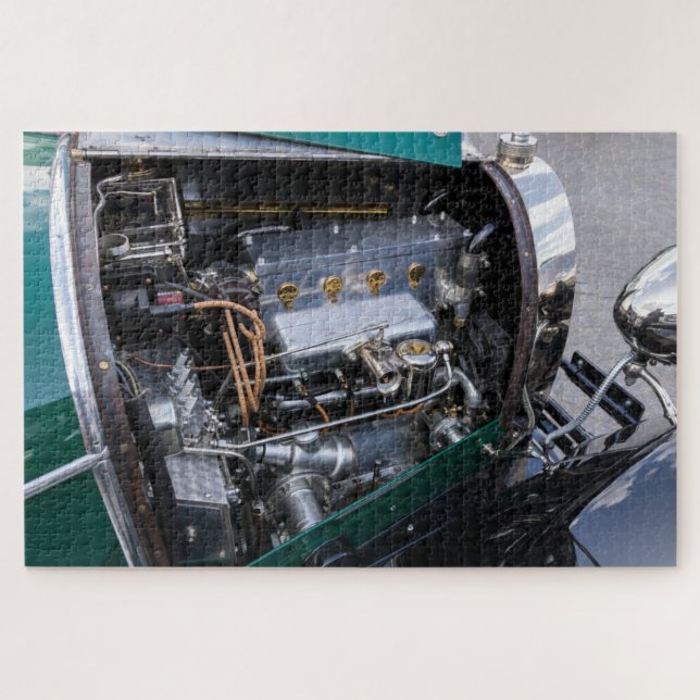 motor automóvel europeu quebra-cabeça (Horizontal)