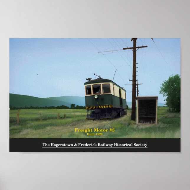 Motor de carga nº 5 Poster (Frente)