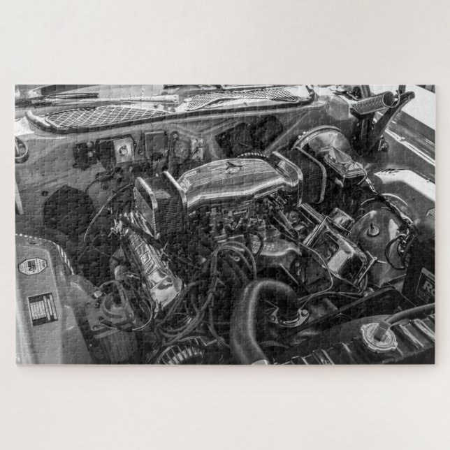 motor de carro 9 quebra-cabeça (Horizontal)