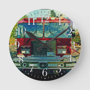 Motor De Fogo Que Participa De Um Relógio De Pared