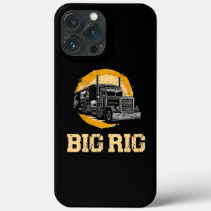 Motorista de caminhão Vintage Big Rig