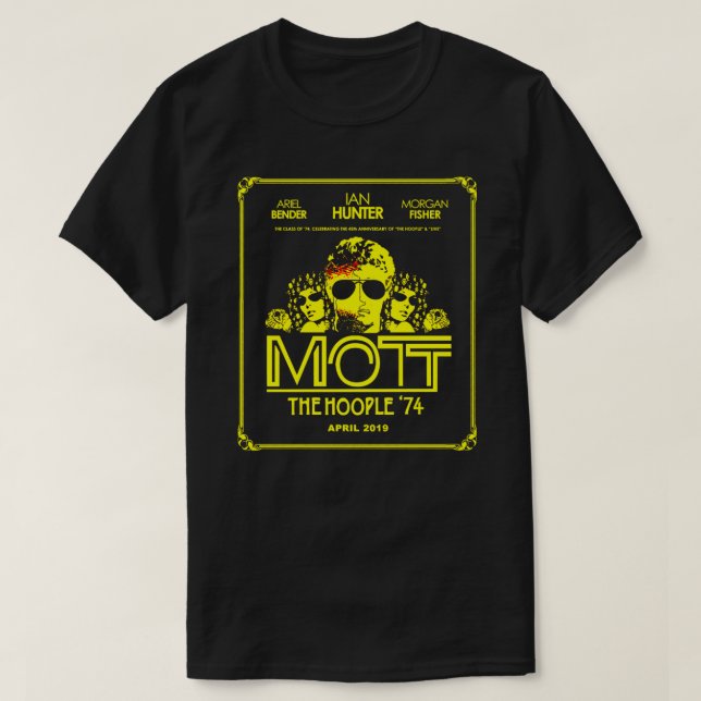 Mott, a T-Shirt Clássica 74 (Frente do Design)