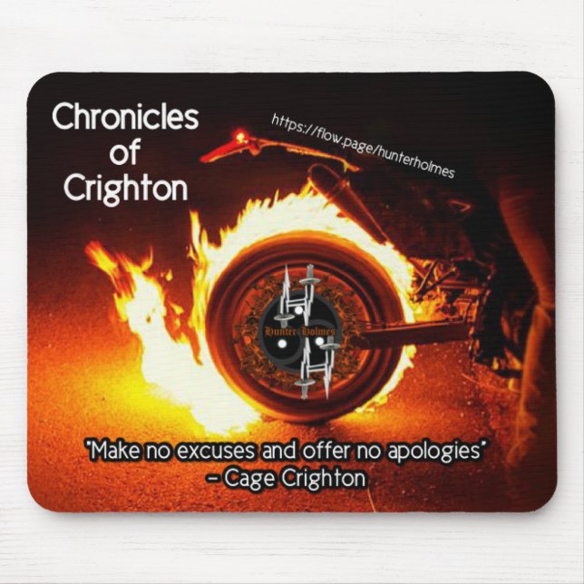 Motto de Cage - Hunter Holmes CoC | Mousepad (Frente)