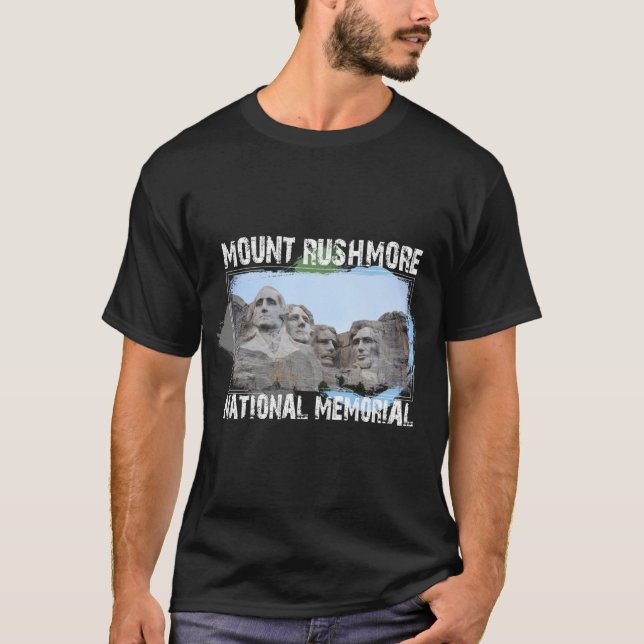 Mount Rushmore National Memorial T-Shirt Gift Tee (Frente)