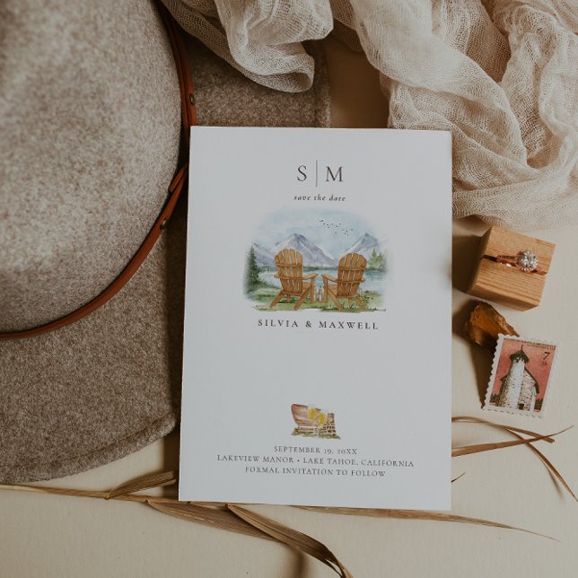 Mountain Lake Chairs | Rustic Outdoor  (Criador carregado)