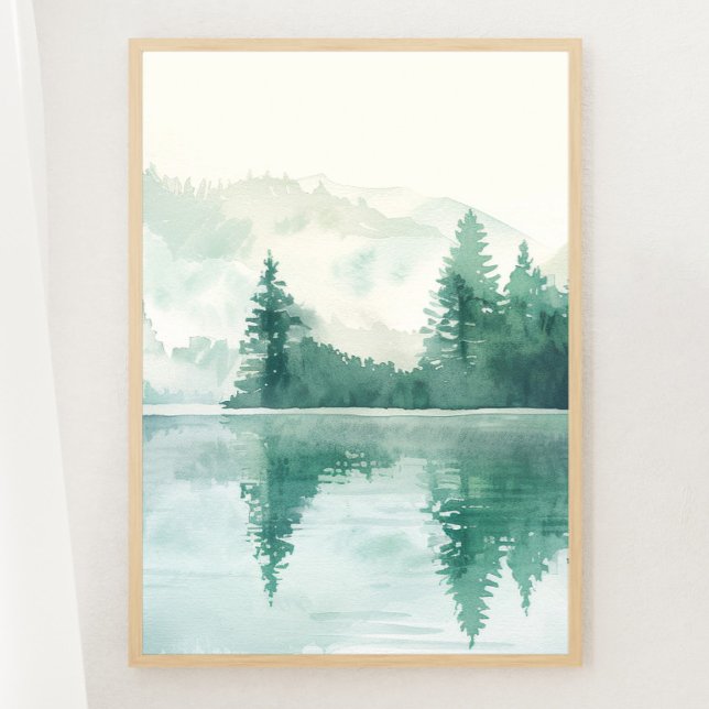 Mountain Lake Tranquil Impressão 2 de 3 Poster (Criador carregado)