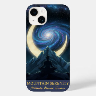 Mountain Serenity Cosmic Meditation, Crescent Moon