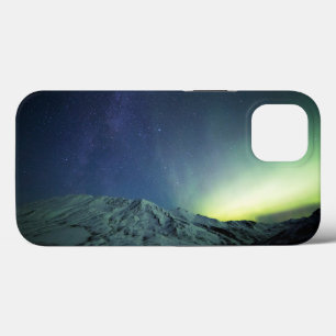 Mountains Aurora Borealis & Milky Way Alaska