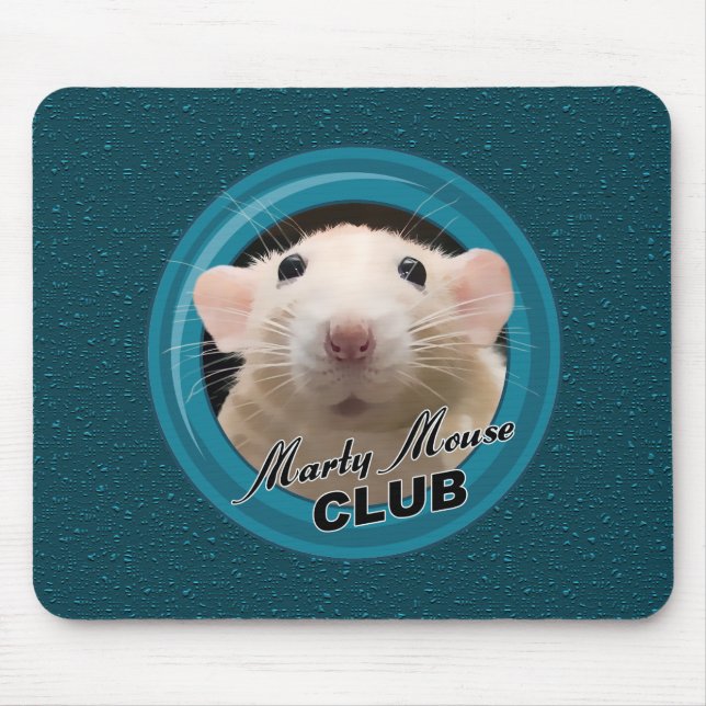 Mouse Club Mousepad com fundo (Frente)