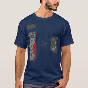 Mouse com teclado para PC gamer vs Consola Camisa