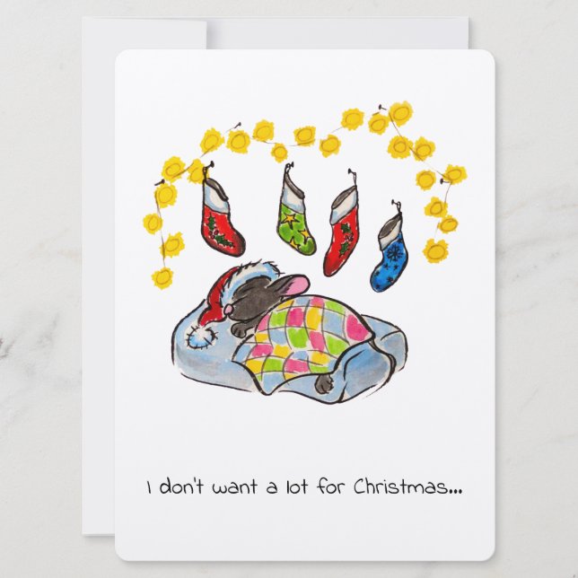 Mouse de Natal e Ano Novo com meias (Frente)