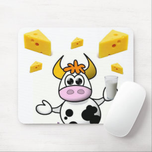 Mouse De Queijo De Vaca! Mousepad