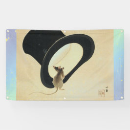 MOUSE E UM BANNER DE CHAPÉU SUPERIOR COM GRUPOS