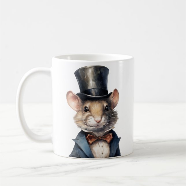 Mouse em um chapéu e uma caneca (Esquerda)