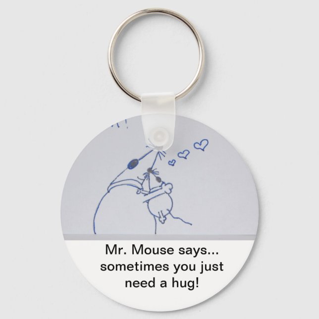 Mouse Hug Chaveiro (Frente)