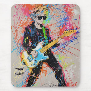 mouse pad abstrato anime