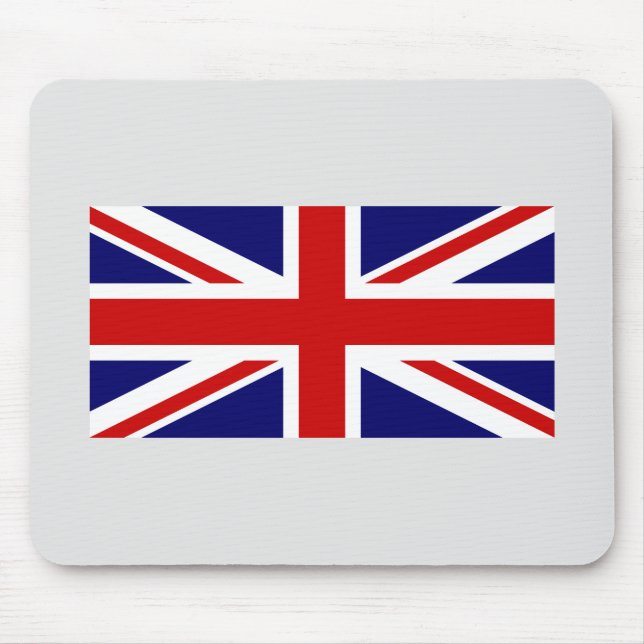 Mouse Pad Bandeira do Reino Unido Union Jack (Frente)