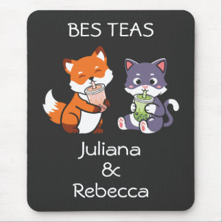 Mouse Pad Bes Teas Boba Bubble Tea