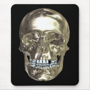 Mouse Pad Caveira Chrome