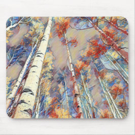 Mouse Pad com Árvores Aspen no Colorado