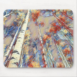 Mouse Pad com Árvores Aspen no Colorado