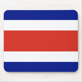 Mouse pad com bandeira da Costa Rica