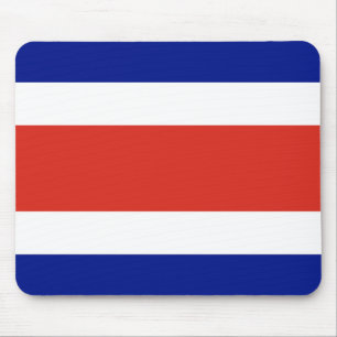 Mouse pad com bandeira da Costa Rica
