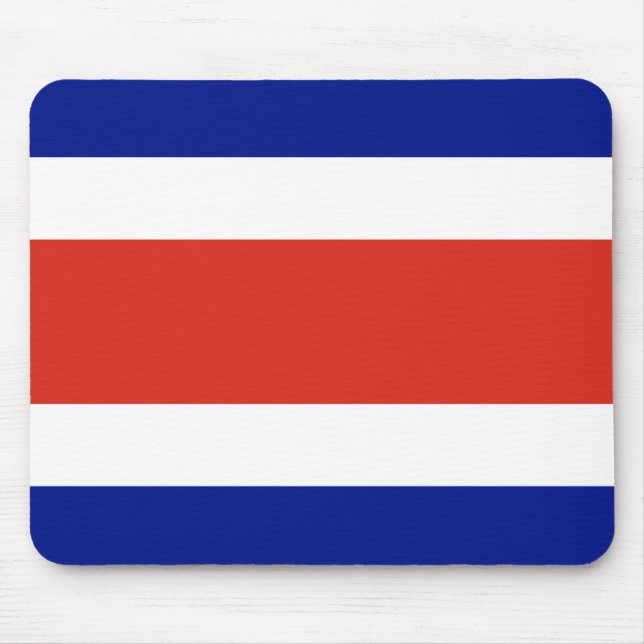 Mouse pad com bandeira da Costa Rica (Frente)