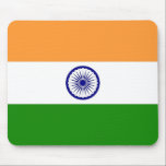 Mouse pad com bandeira da Índia<br><div class="desc">Mouse pad com Flag da Índia.</div>