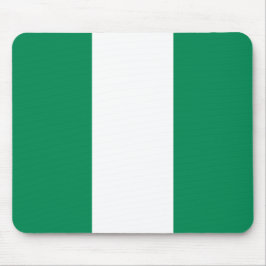 Mouse pad com bandeira da Nigéria