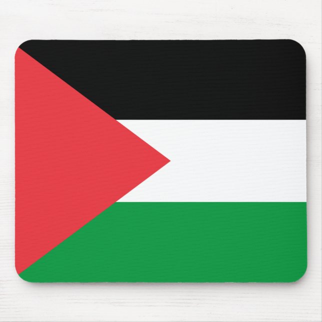 Mouse pad com bandeira da Palestina (Frente)