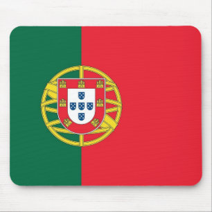 Mouse pad com bandeira de Portugal