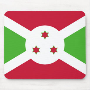 Mouse pad com bandeira do Burundi