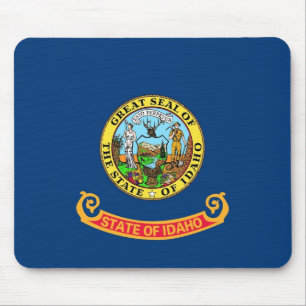 Mouse pad com bandeira do Estado de Idaho - EUA