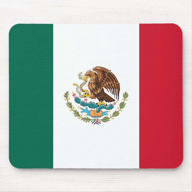 Mouse pad com Bandeira do México (Frente)