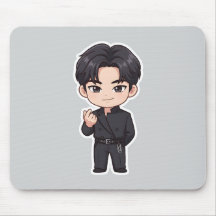 Mouse Pad com Coração de Dedos do Protagonista Mas