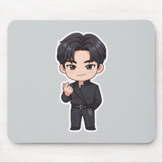 Mouse Pad com Coração de Dedos do Protagonista Mas