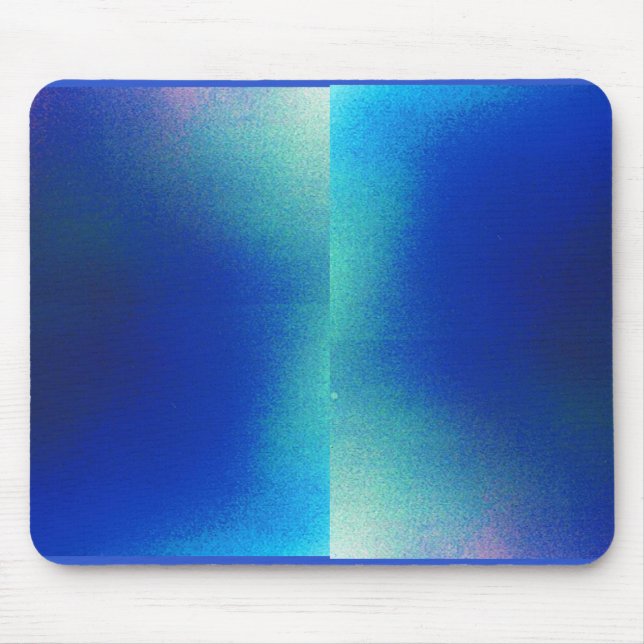 Mouse Pad com Design azul e turquesa (Frente)