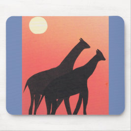 Mouse Pad com Design Giraffe