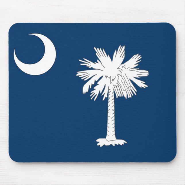 Mouse pad com Flag of South Carolina State - EUA (Frente)