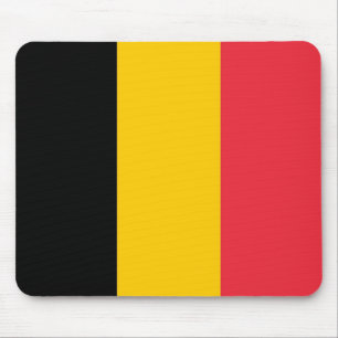 Mouse pad com pavilhão da Bélgica