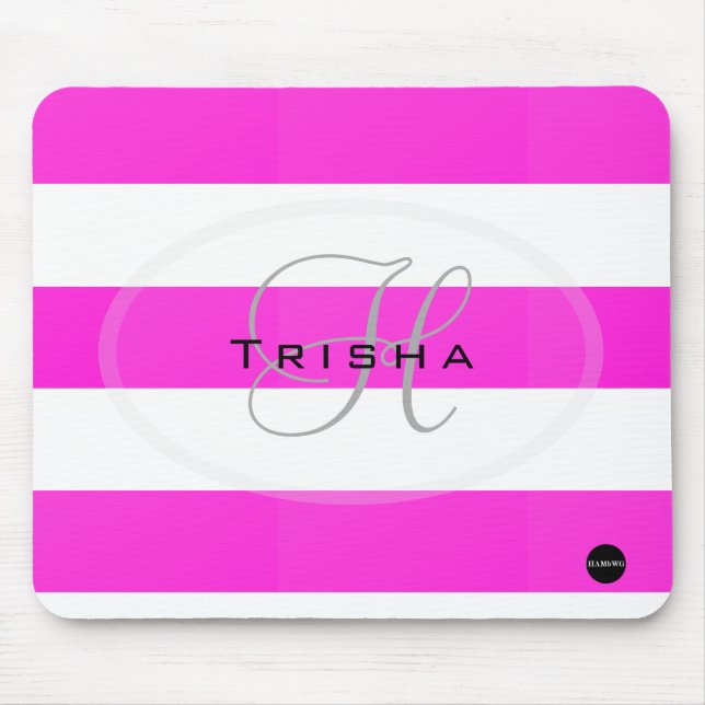 Mouse Pad com seu nome HAMbyWG - Violet (Frente)