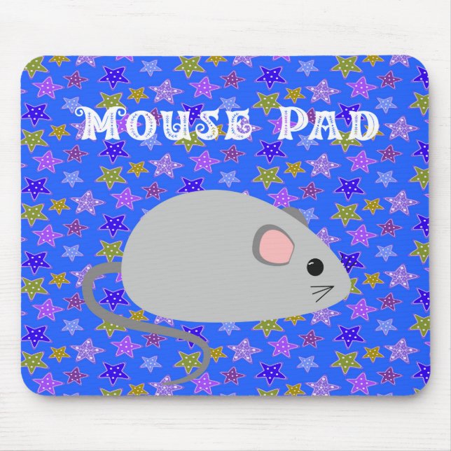 Mouse Pad com um mouse bonito (Frente)