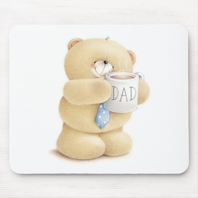 Mouse Pad com Urso de Teddy. (Frente)